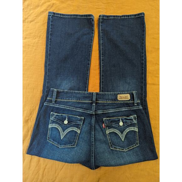Levis 529 Mid-Rise Bootcut with Lace pocket detail - Size 12S - Picture 5 of 5